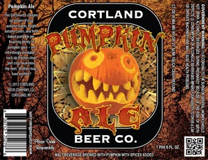 Cortland Beer Co. Pumpkin Ale