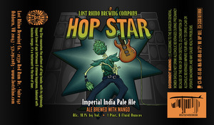 Lost Rhino Brewing Company Imperial India Pale Ale August 2013