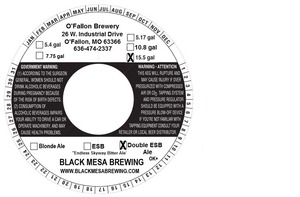 Black Mesa Brewing Double Esb