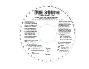 Due South Brewing Co Uxo August 2013