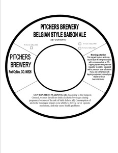 Pitchers Brewery Belgian Style Saison 