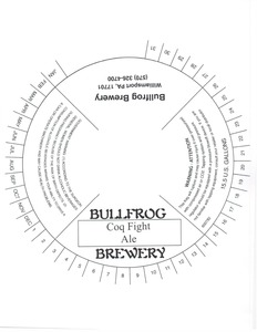 Bullfrog Brewery Coq Fight