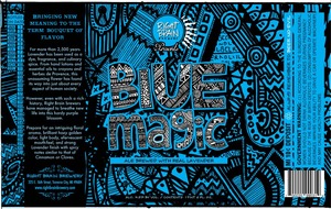 Right Brain Brewery Blue Magic August 2013