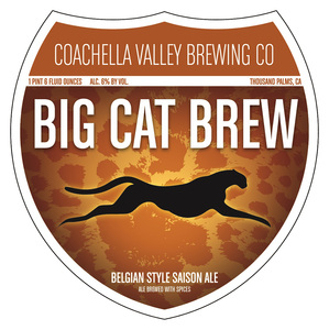 Coachella Valley Brewing Co Big Cat Brew August 2013