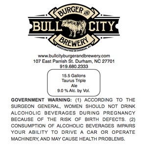 Bull City Burger And Brewery Taurus Triple