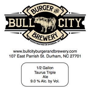 Bull City Burger And Brewery Taurus Triple