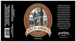 The Hartford Better Beer Co. Arch Amber