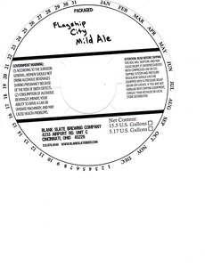 Blank Slate Brewing Company Flagship City Mild August 2013