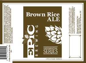 Epic Brewing Company Brown Rice