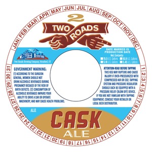 Two Roads Brewing Company Cask Ale August 2013