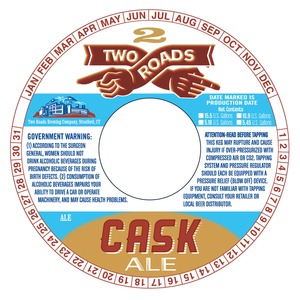 Two Roads Brewing Company Cask Ale