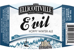 Ellicottville Brewing Company E'vil Hoppy Winter Ale August 2013