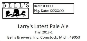Bell's Larry's Latest Pale Ale September 2013