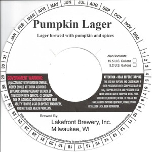 Lakefront Brewery Pumpkin