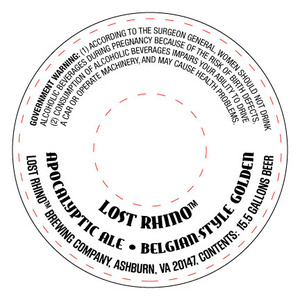 Lost Rhino Brewing Company Apocalyptic