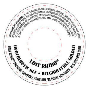 Lost Rhino Brewing Company Apocalyptic