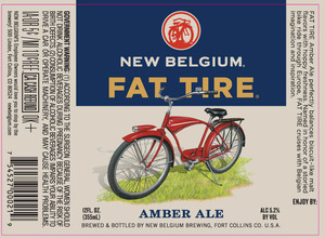 New Belgium Brewing Fat Tire August 2013