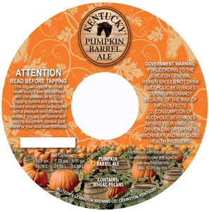 Alltech's Lexington Brewing Company Kentucky Pumpkin Barrel Ale