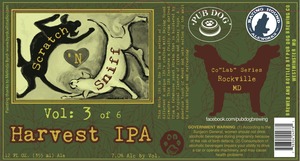 Pub Dog Harvest IPA September 2013