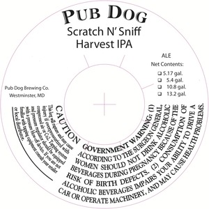 Pub Dog Harvest IPA