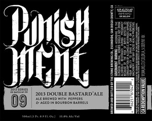 Punishment 2013 Double Bastard Ale September 2013