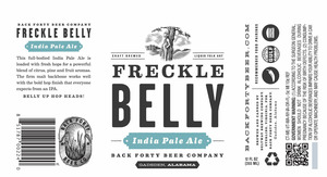 Back Forty Beer Company Freckle Belly September 2013