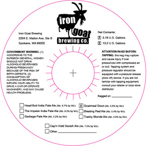 Iron Goat Brewing Goatmeal