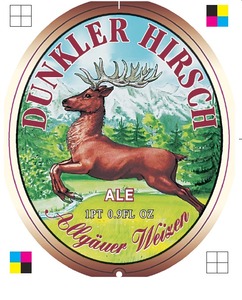 Dunkler Hirsch 