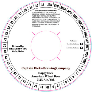 Captain Dick's Brewing Company Hoppy Dick