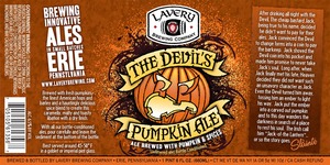 Lavery Brewing Company The Devil's Pumpkin Ale September 2013