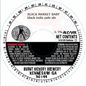 Burnt Hickory Brewery Black Market Baby
