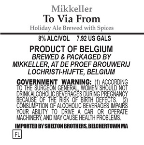 Mikkeller To Via From September 2013