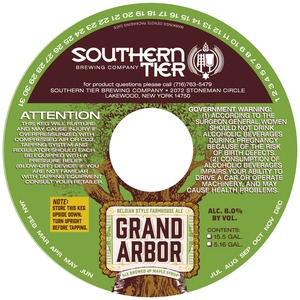Southern Tier Brewing Company Grand Arbor