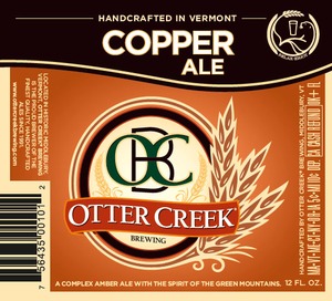 Otter Creek Brewing Copper September 2013