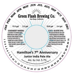 Green Flash Brewing Company Hamilton's 7th Anniversary September 2013