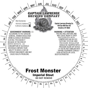 Frost Monster Imperial Stout September 2013