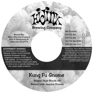 Hijinx Brewing Company Kung Fu Gnome
