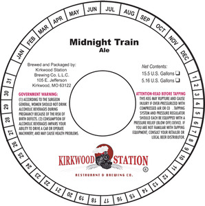 Kirkwood Station Midnight Train September 2013