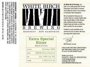 White Birch Brewing Extra Special Bitters