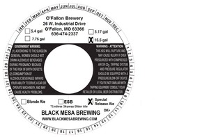 Black Mesa Brewing Special Release Ale