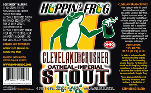 Hoppin' Frog Cleveland Crusher September 2013