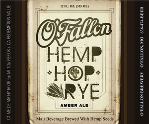 O'fallon Hemp Hop Rye