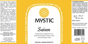 Mystic Brewery Saison