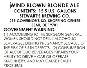 Wind Blown Blonde Ale 