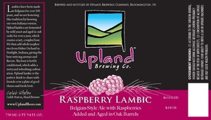 Upland Brewing Co. Rasberry Lambic