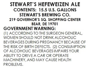 Stewarts Hefeweizen 