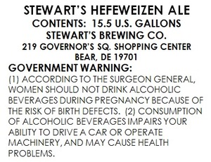 Stewarts Hefeweizen 