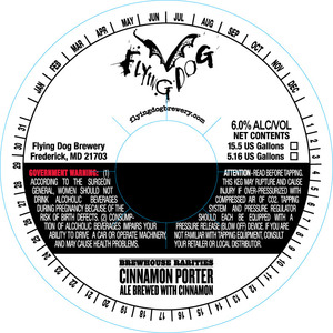 Flying Dog Cinnamon Porter September 2013