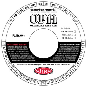 Opa Bourbon Barrel September 2013