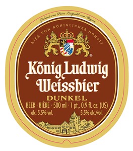 Konig Ludwig Weissbier Dunkel September 2013